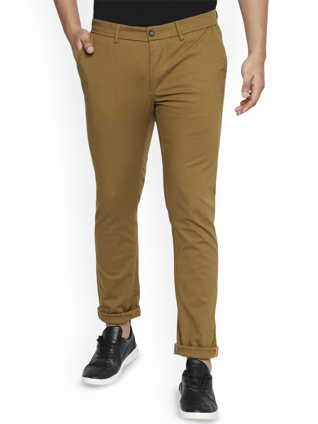 

Basics Men Comfort Trousers, Khaki