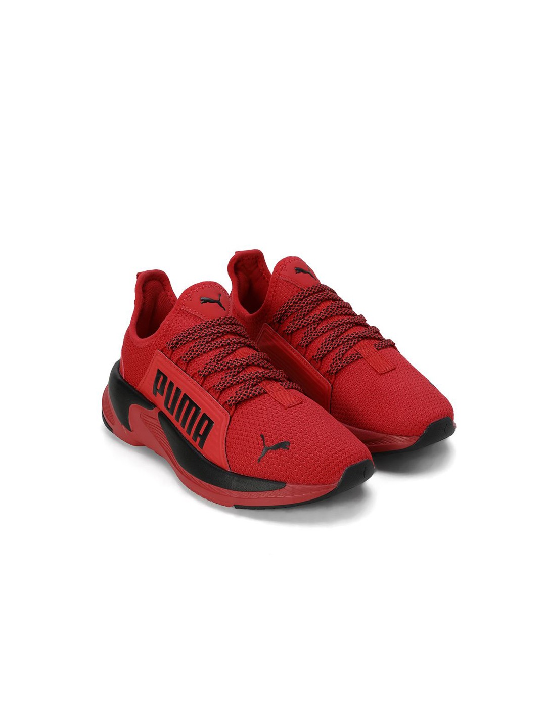 

Puma Kids Softride Premier Res Youth Slip-On Running Shoes, Red