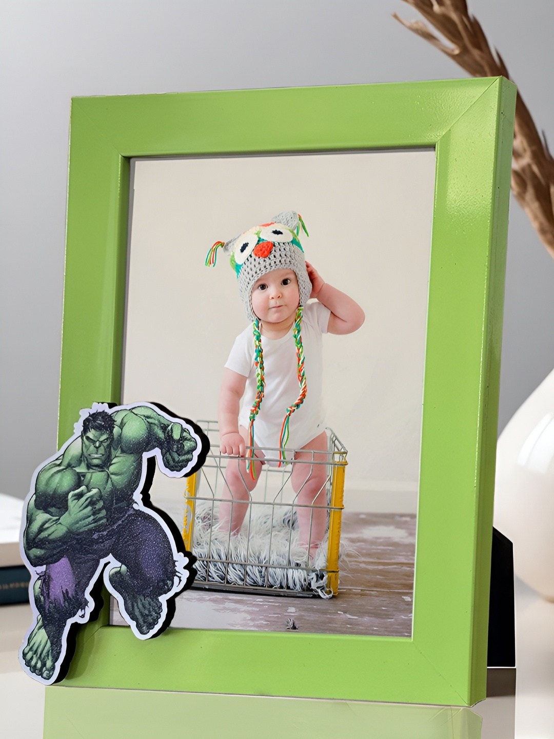

Art Street Green & Blue 1 Pieces MDF Table Photo Frames