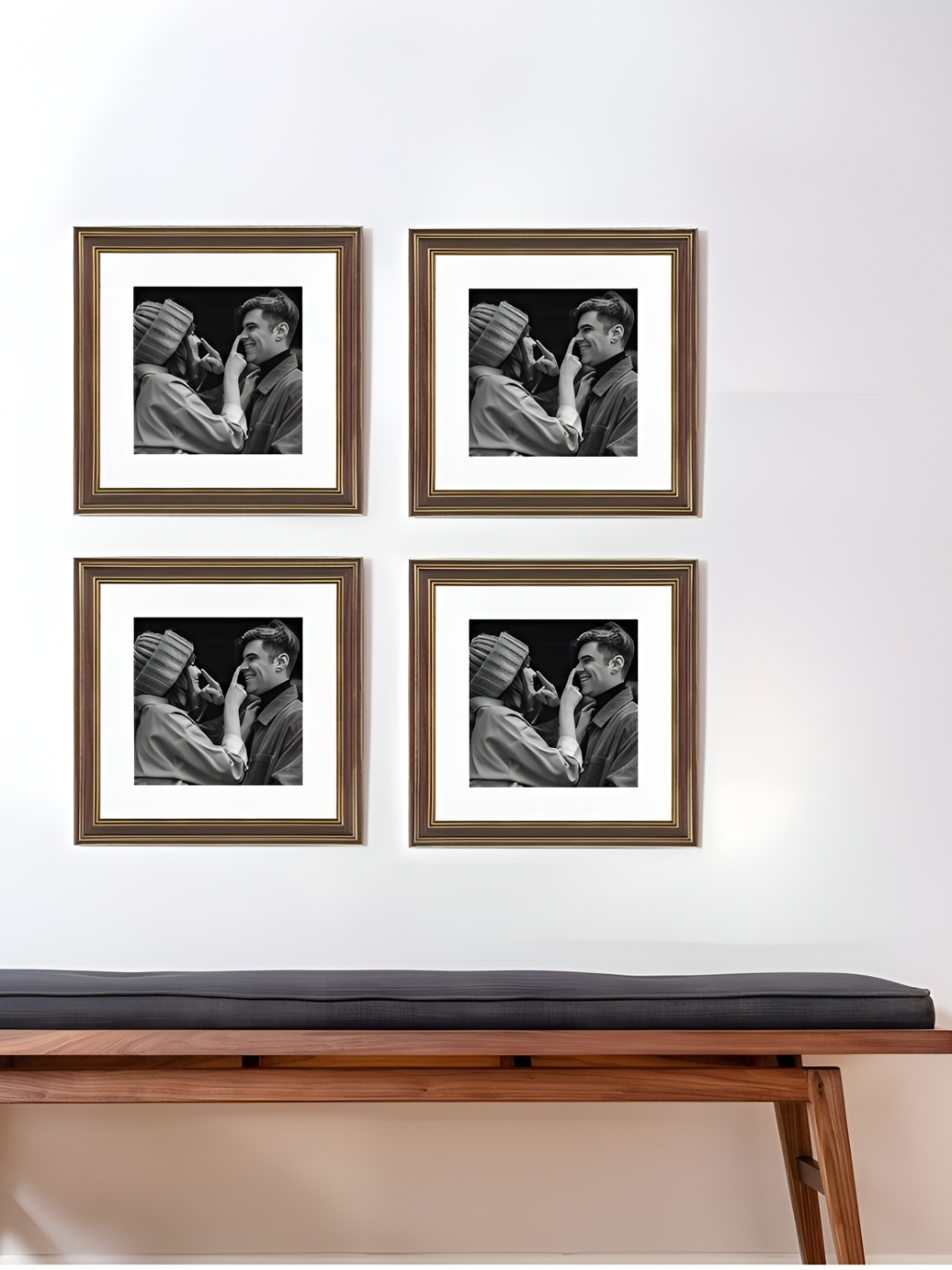

Art Street Brown & White 2 to 4 Pieces Wood Wall Photo Frames