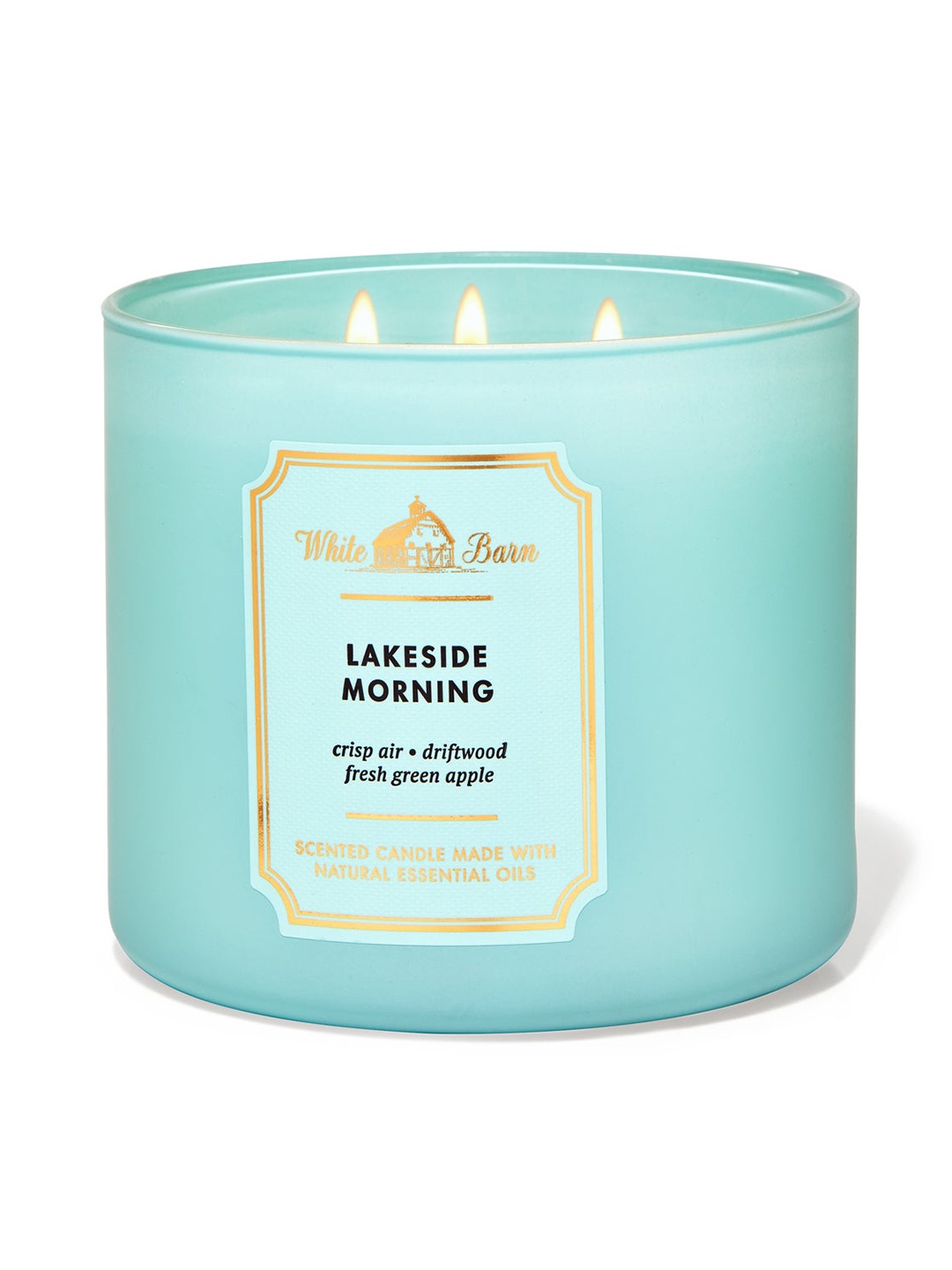 

Bath & Body Works Lakeside Morning 3-Wick Scented Candle 411 g, Blue