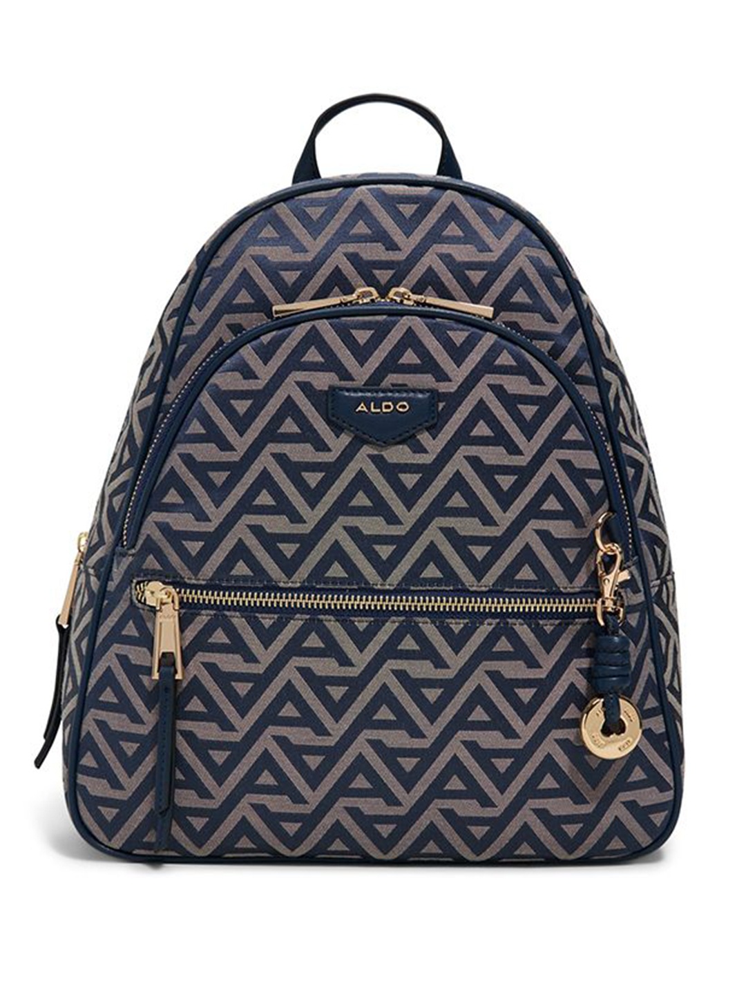 

ALDO Women Geometric Backpack, Navy blue
