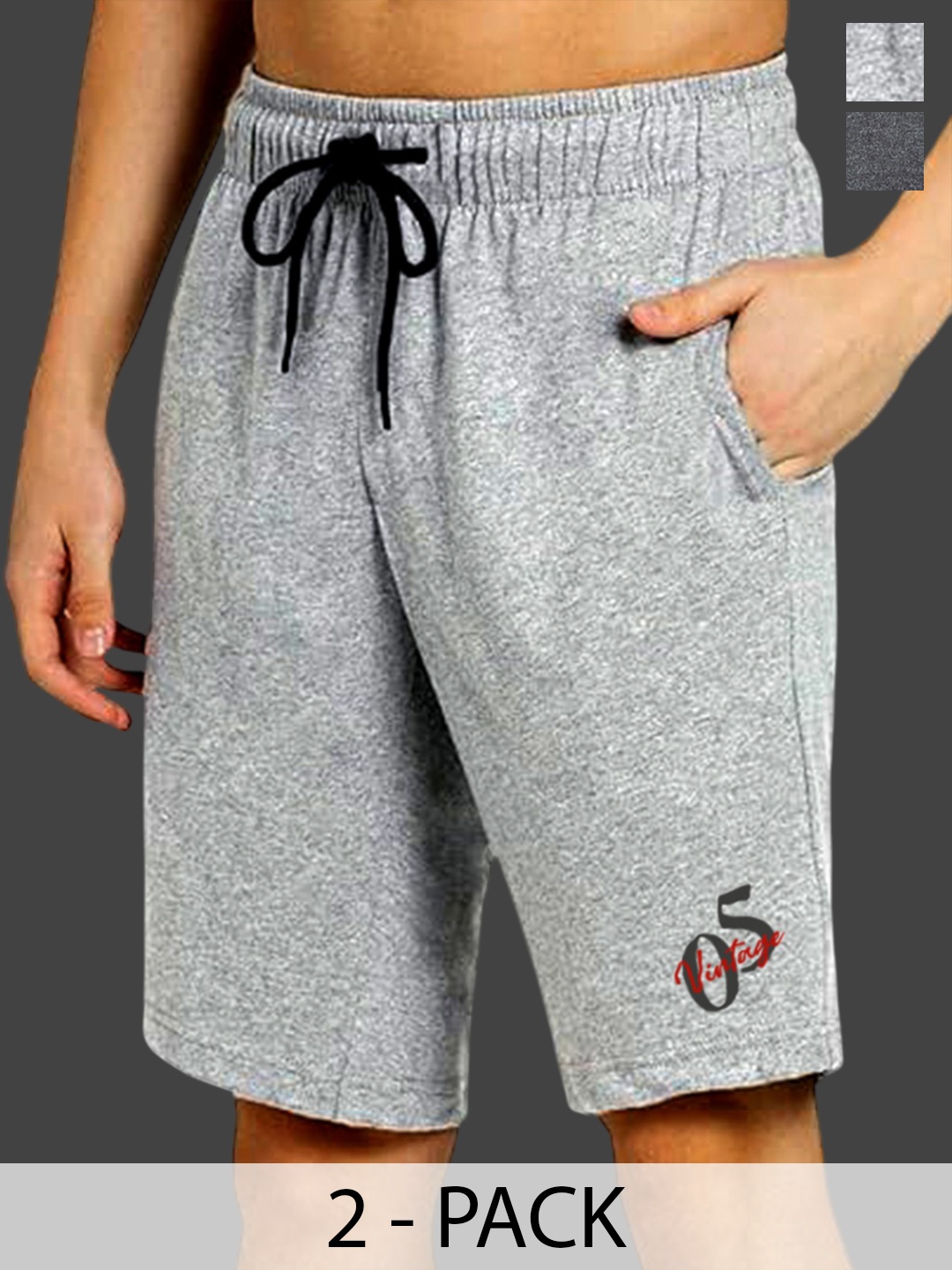 

Moda Rapido Men Outdoor Shorts, Charcoal