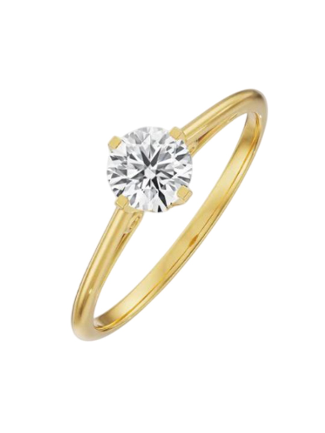 

Emori Vintage Solitaire Ring, Gold