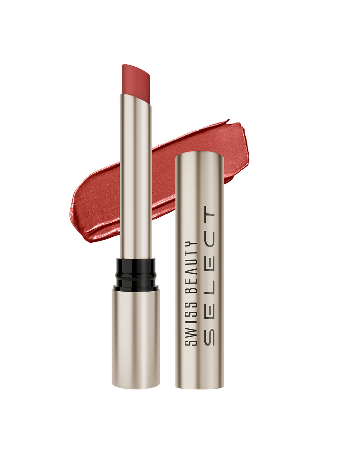 

SWISS BEAUTY Select High On Shine Long Lasting Lipstick with Vitamin E - Royale Red 05
