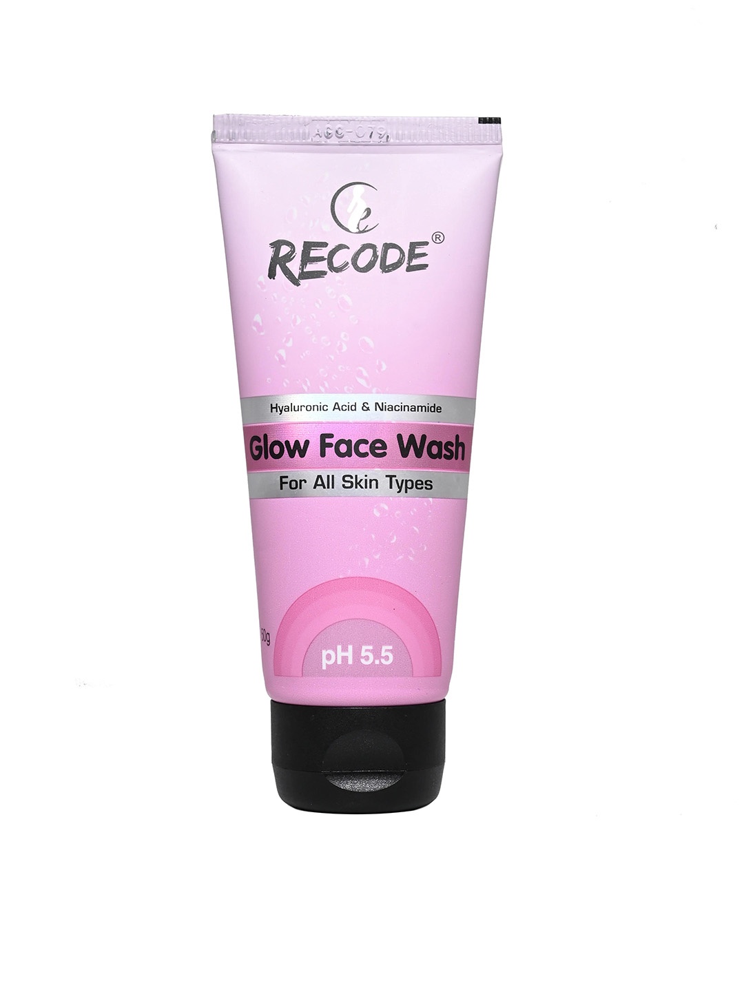 

Recode Glow Face Wash With Hyaluronic Acid & Niacinamide - 50 g, Pink
