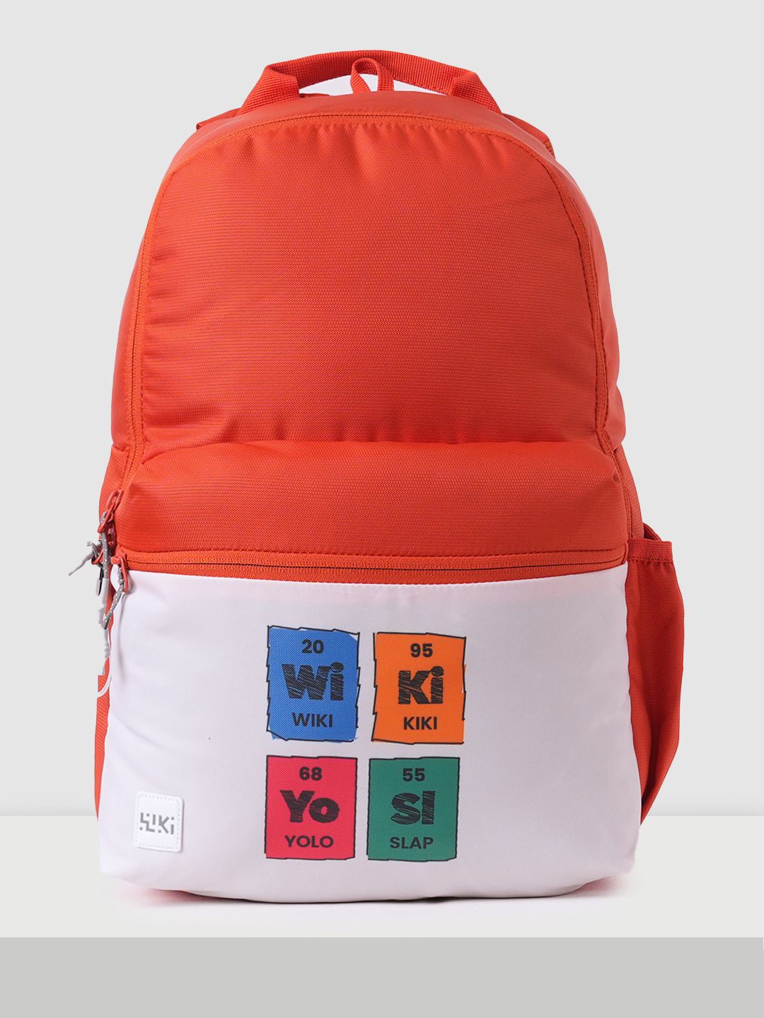 

Wildcraft Unisex Kids Brand Logo Backpack, Orange