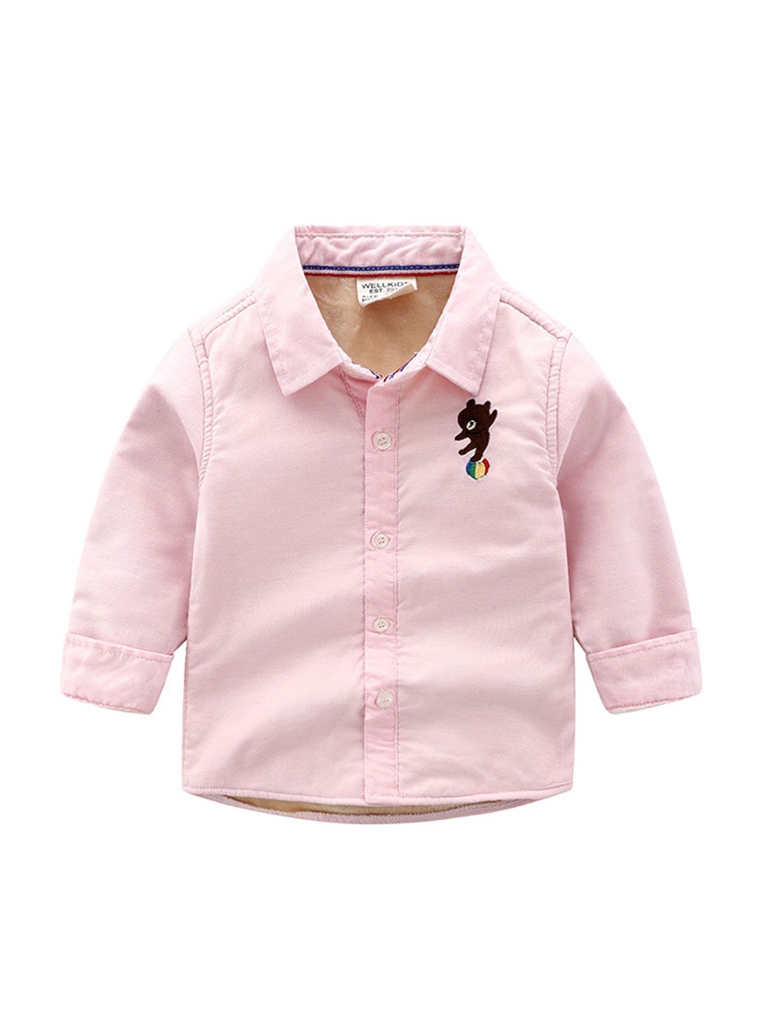 

LULU & SKY Boys Opaque Casual Shirt, Pink