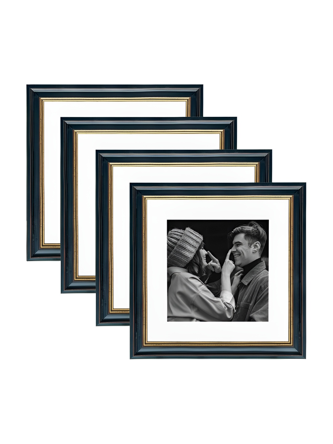 

Art Street Black & White 2 to 4 Pieces Wood Wall Photo Frames