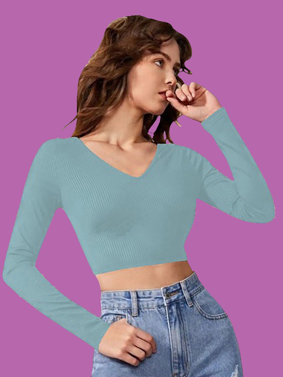 

Dream Beauty Fashion Crop Top, Teal
