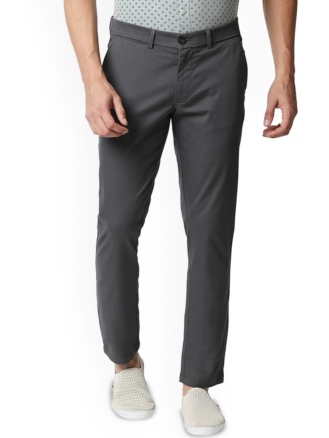 

Basics Men Comfort Trousers, Grey