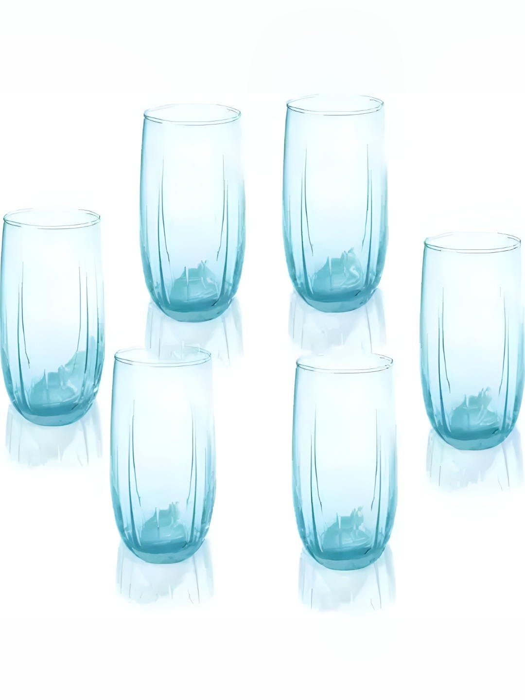 

Shreedah Blue & Transparent 6 Pieces Cocktail Glasses 510 ml Each