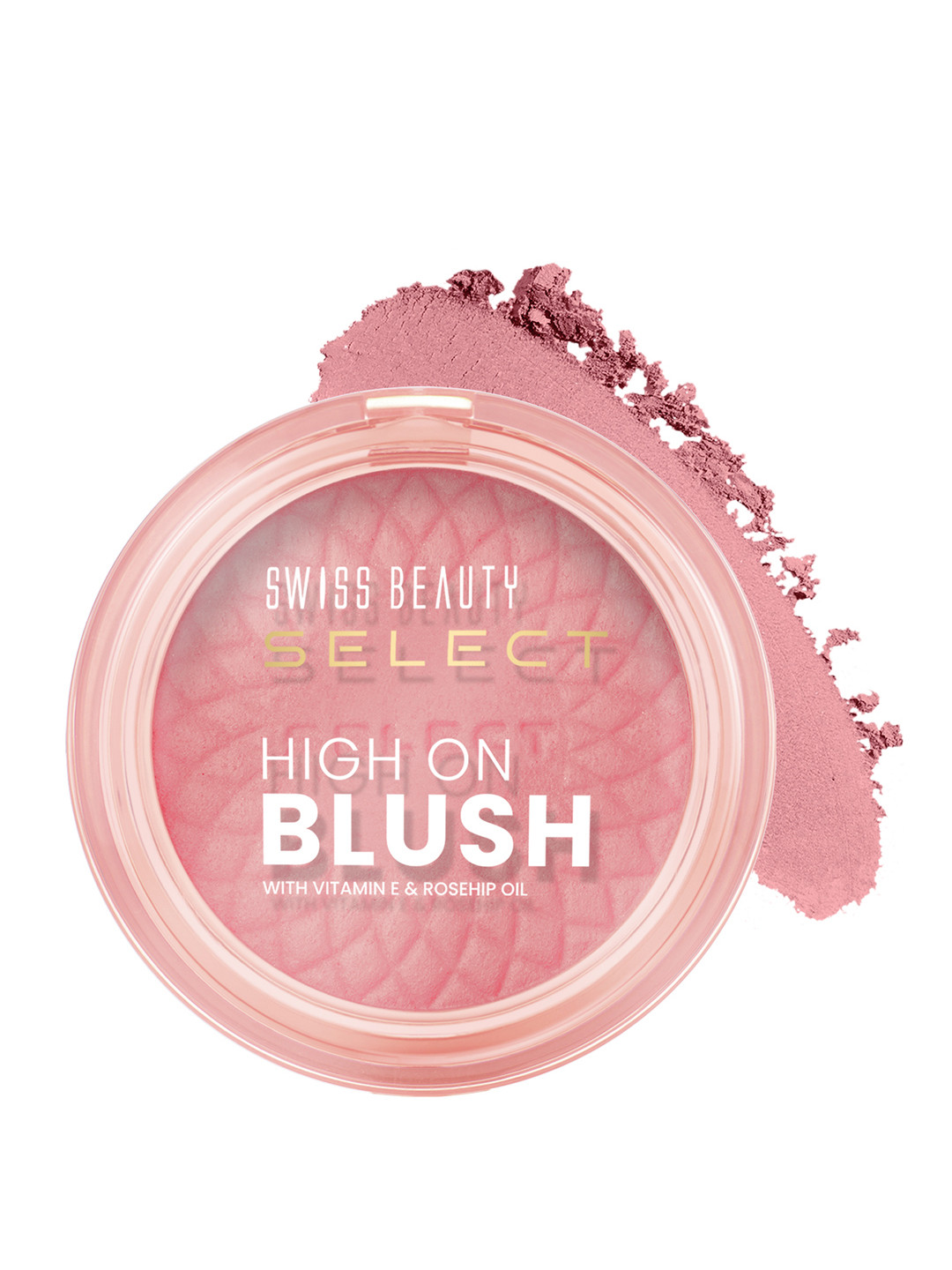 

SWISS BEAUTY Select Long-Lasting High On Blush with Vit-E & Rosehip Oil - Pretty Peach 01