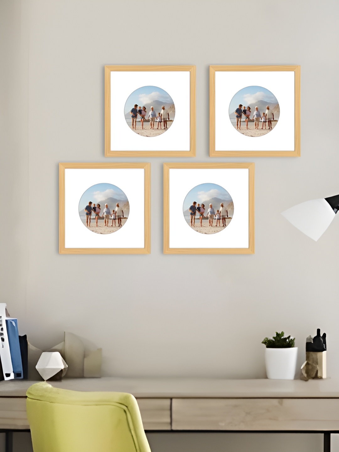 

Art Street Beige 1 Pieces MDF Table Photo Frames