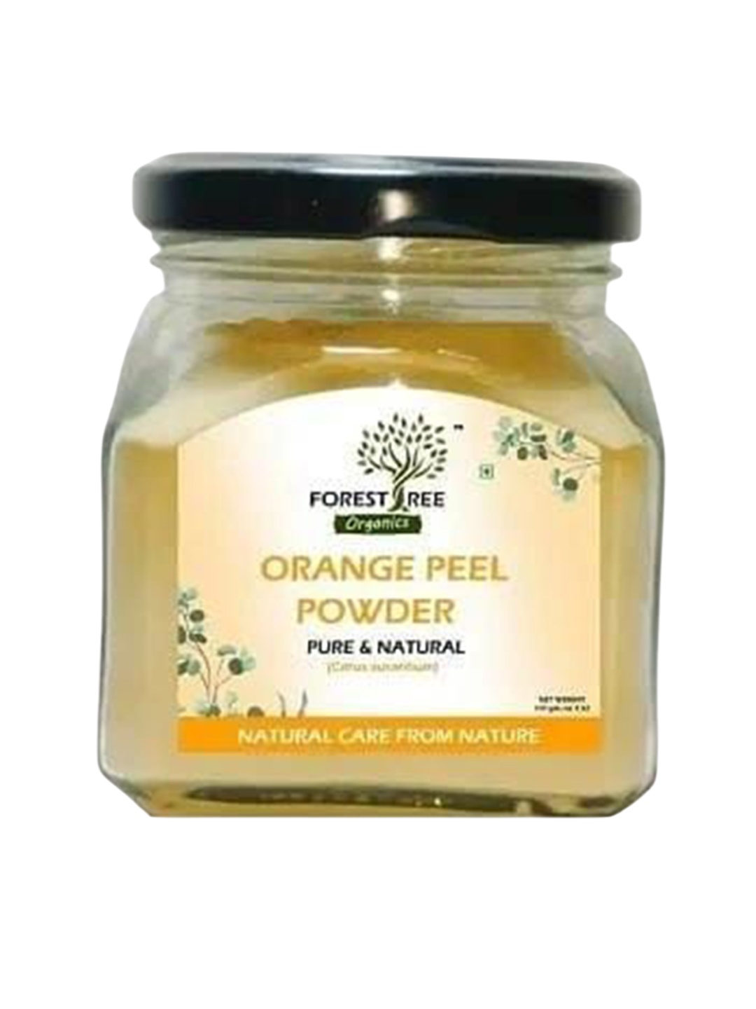 

FORESTREE Pure And Natural Orange Peel Powder - 100 g, Yellow