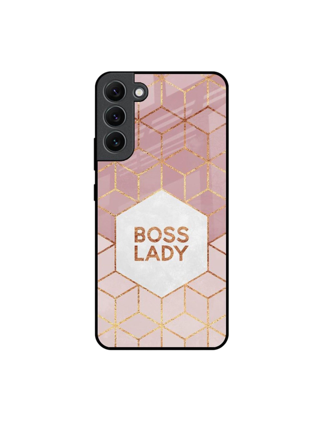 

QRIOH Boss Lady Printed Samsung Galaxy S22 Plus Back Case, Pink