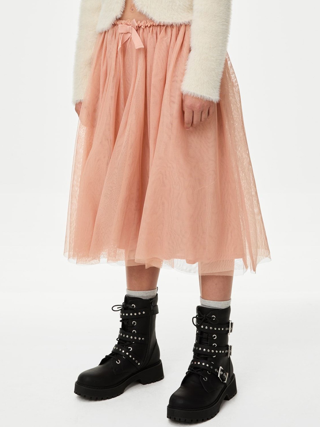 

Marks & Spencer Flared Midi Tutu Skirt, Pink