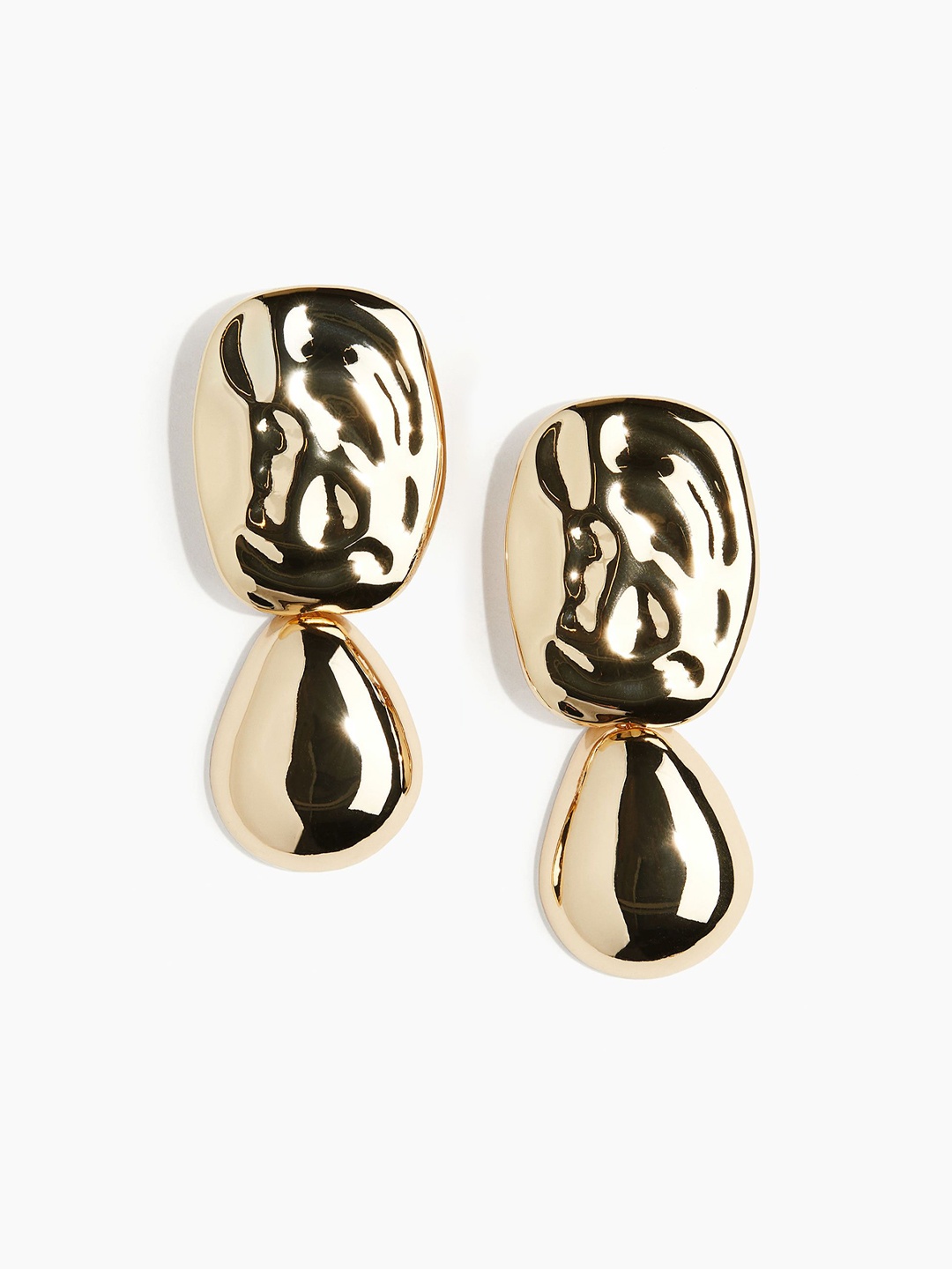 

H&M Statement Earrings, Gold