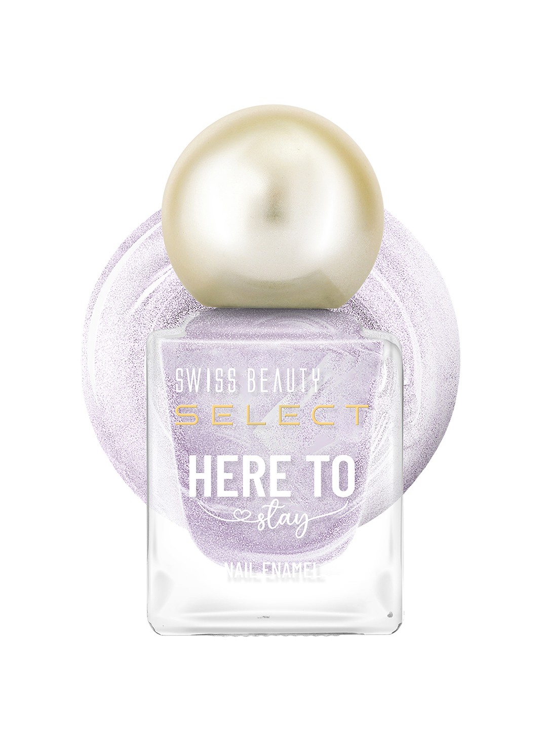 

SWISS BEAUTY Select Here to Stay Long Lasting Nail Enamel 12 ml - Metallic Rose 25, Purple