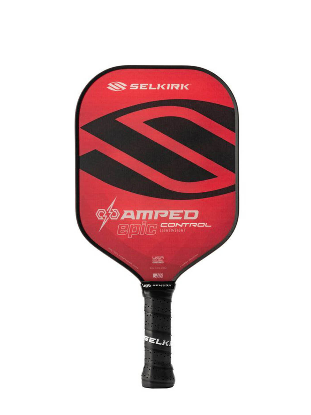 

SELKIRK Amped Control-Epic Light Weight Pickleball Paddle, Red