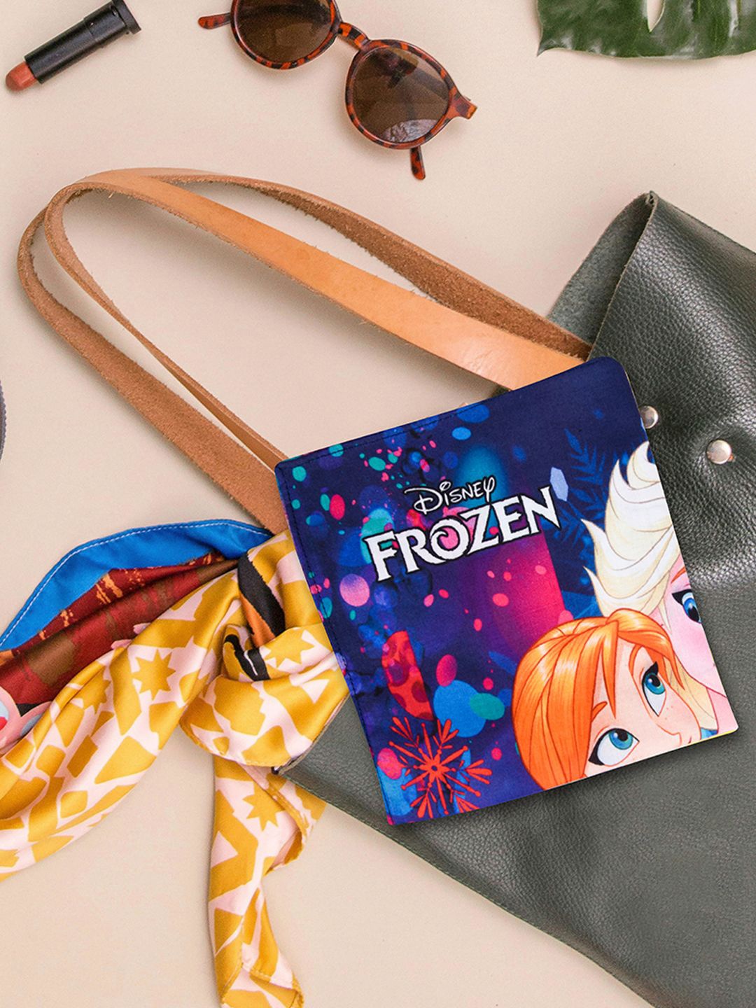 

Kuber Industries Blue Pack Of 6 Disney Frozen Handkerchiefs For Boys & Girls