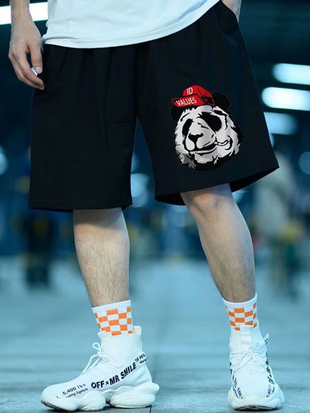 

StyleCast Men Printed Shorts, Black