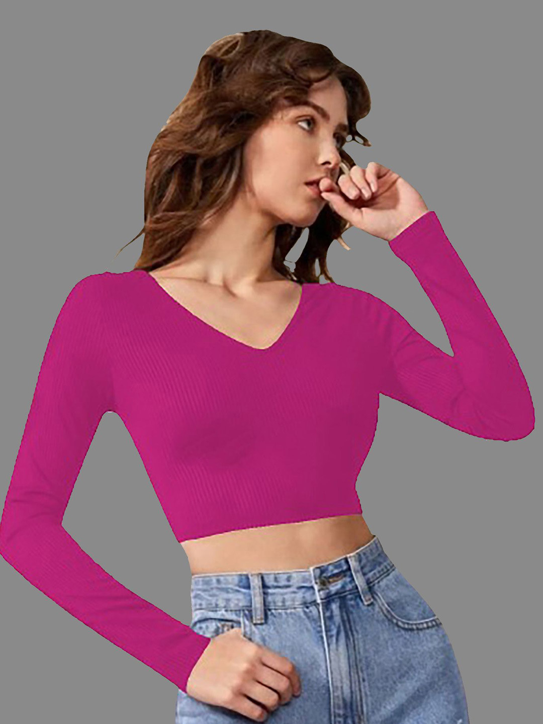 

Dream Beauty Fashion Crop Top, Pink