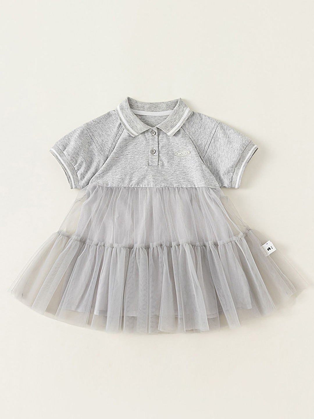 

LULU & SKY Girls Fit and Flare Dress, Grey