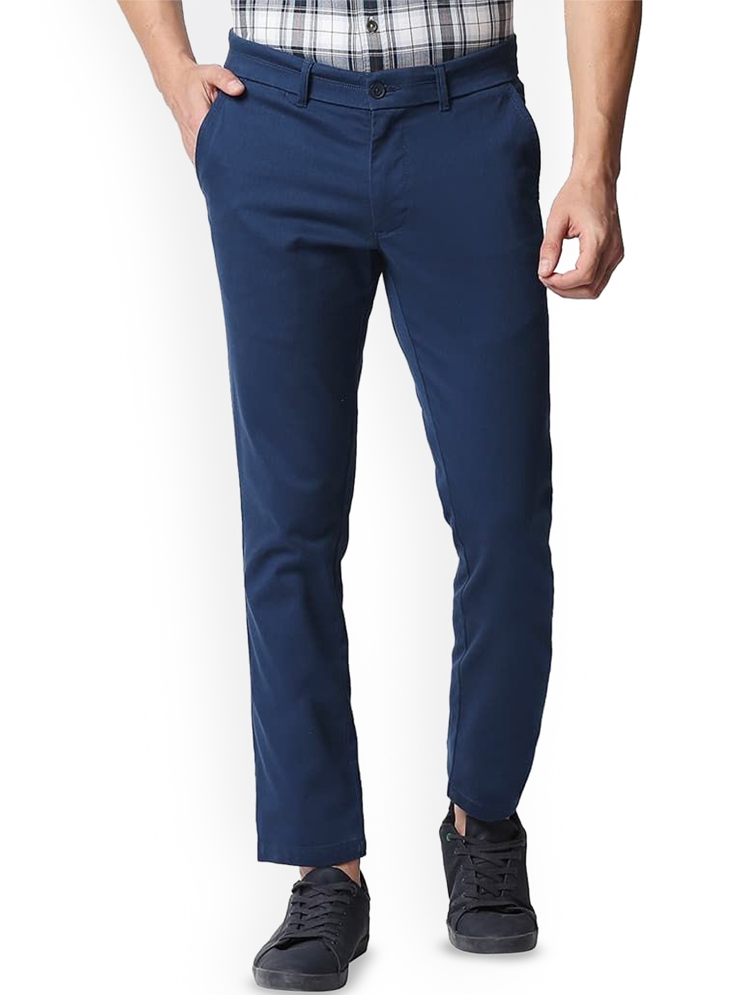 

Basics Men Comfort Trousers, Blue