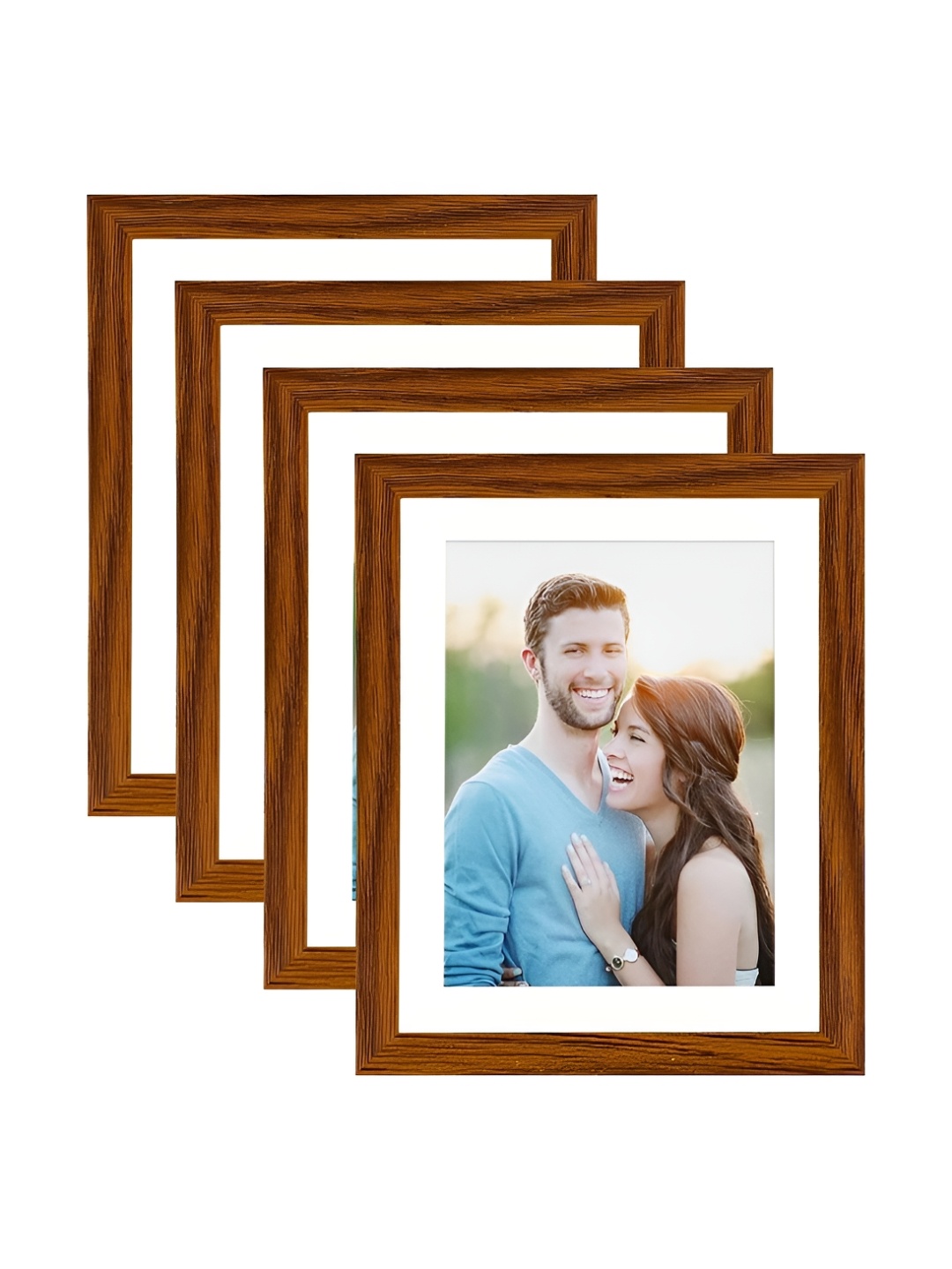

Art Street Brown & White 2 to 4 Pieces Wood Wall Photo Frames