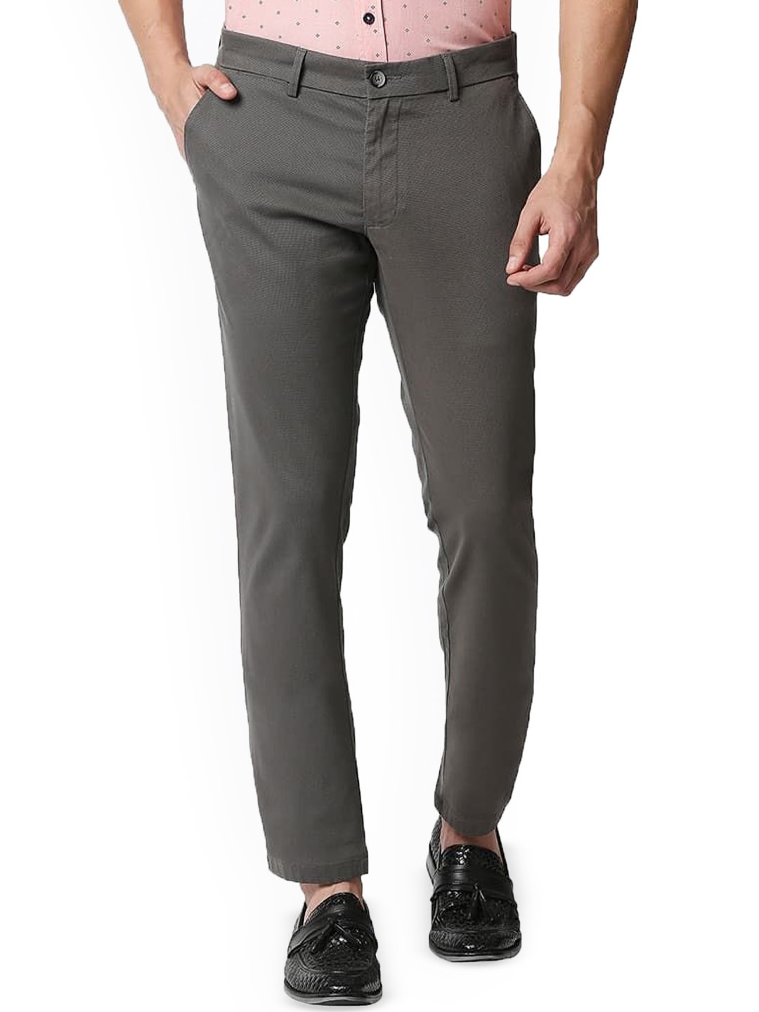 

Basics Men Comfort Trousers, Grey