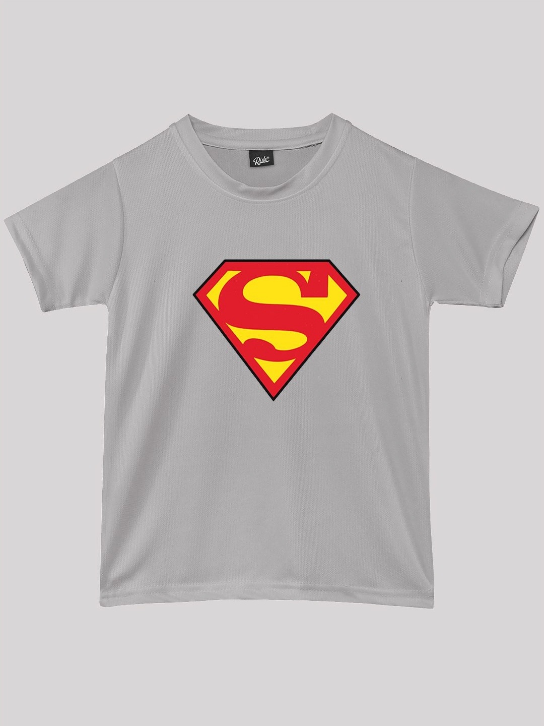 

RISH Kids Superman Graphic Printed Round Neck T-shirt, Grey