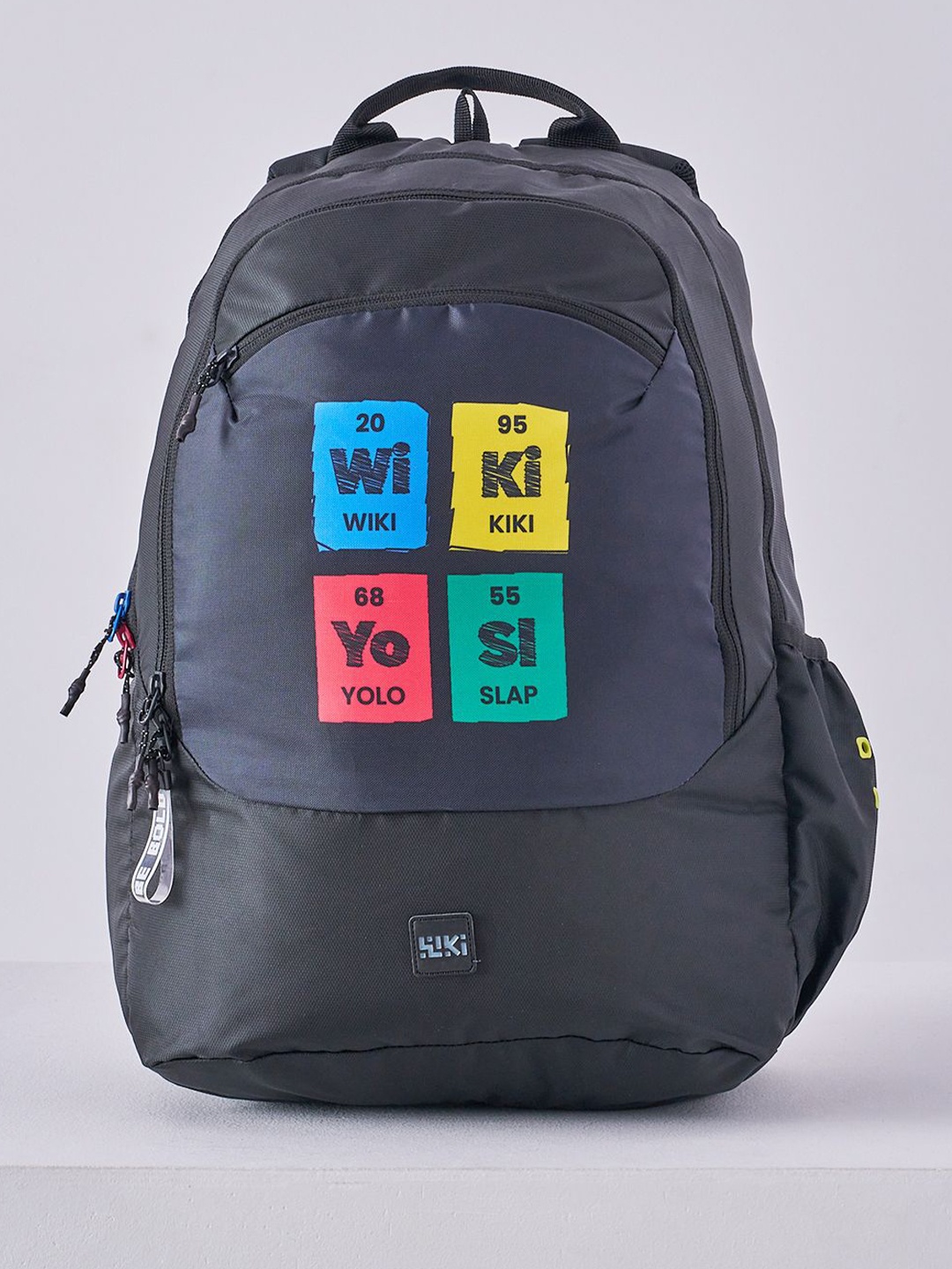 

Wildcraft Unisex Kids Brand Logo Backpack, Black