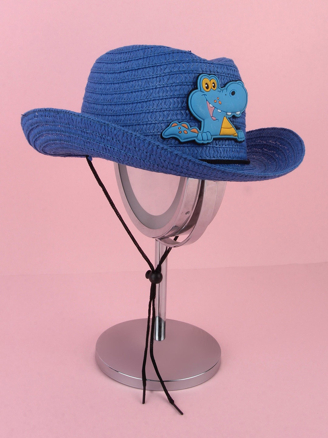 

Adorazone Boys Navy Blue Self Design Fedora Hat
