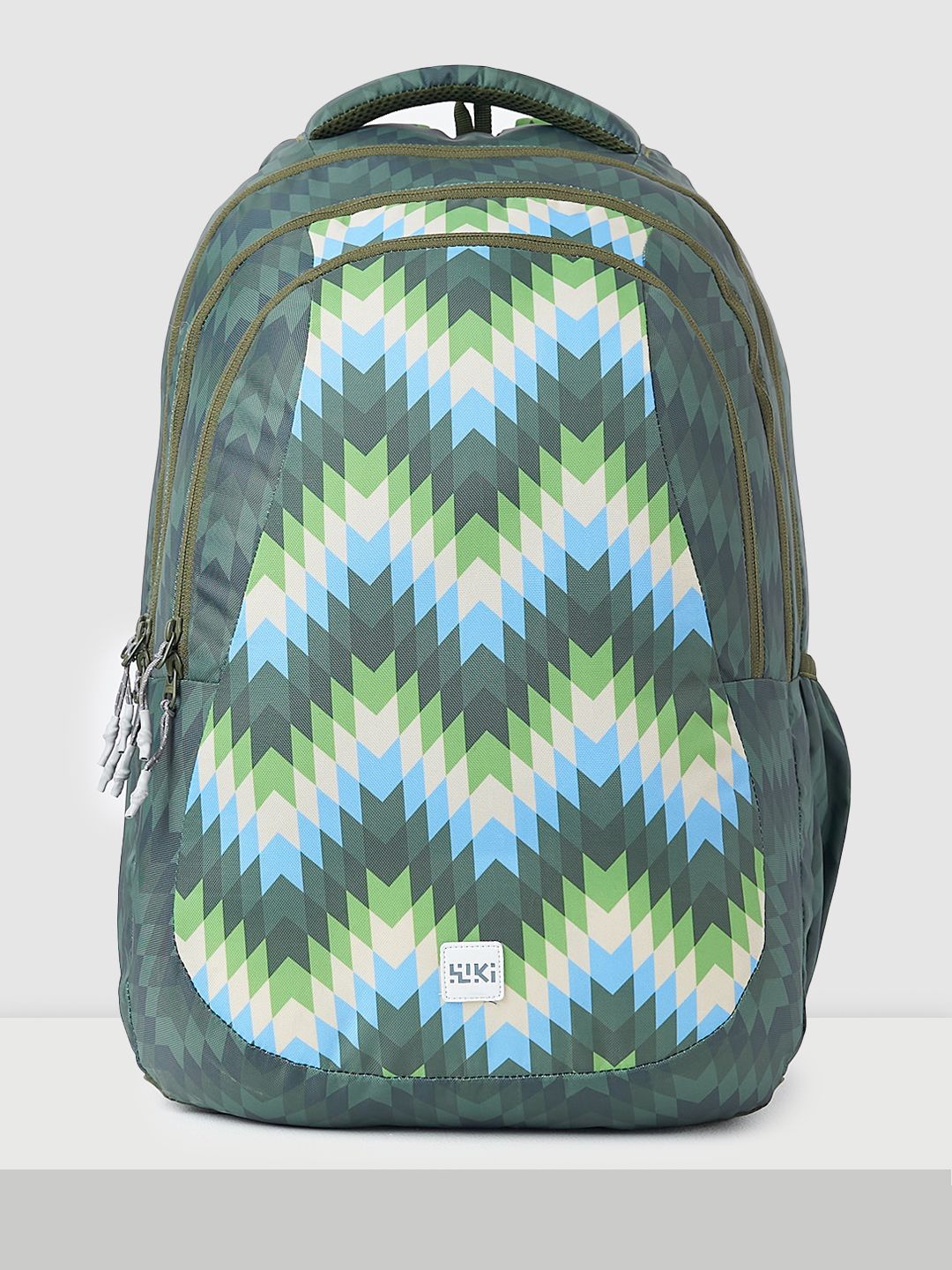 

Wildcraft Unisex Kids Brand Logo Backpack, Green