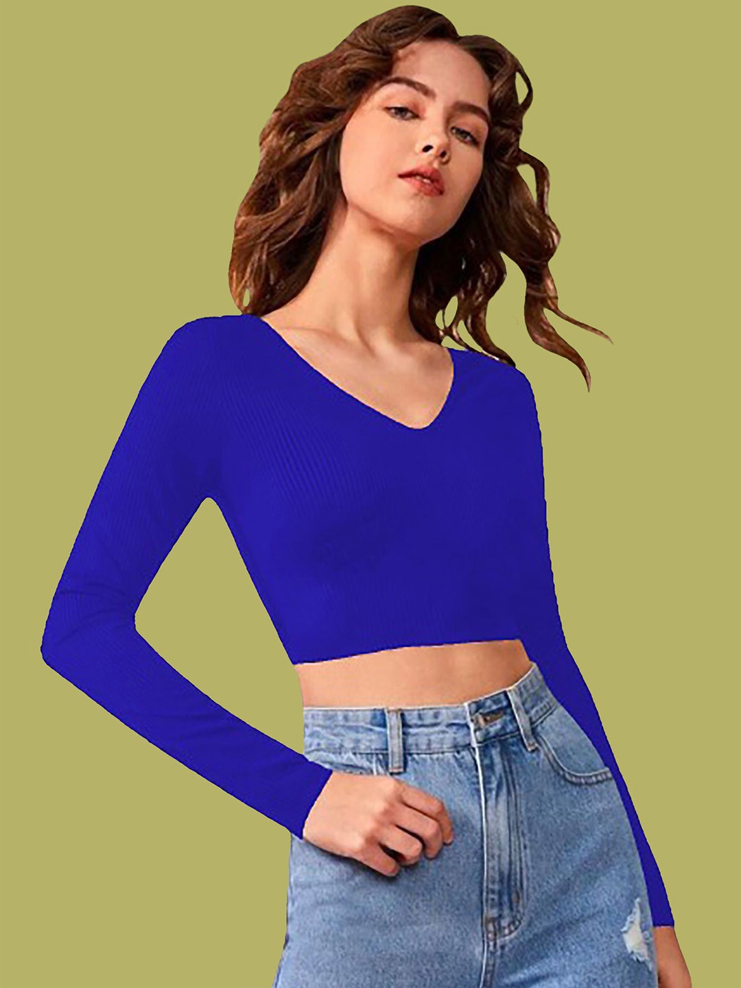 

Dream Beauty Fashion Crop Top, Blue