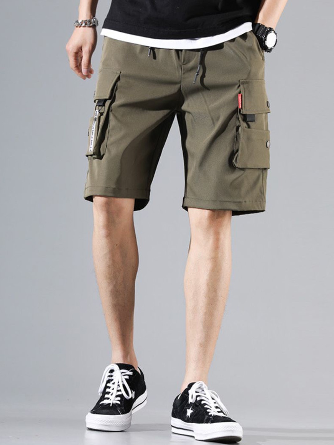 

StyleCast Men Cargo Shorts, Brown