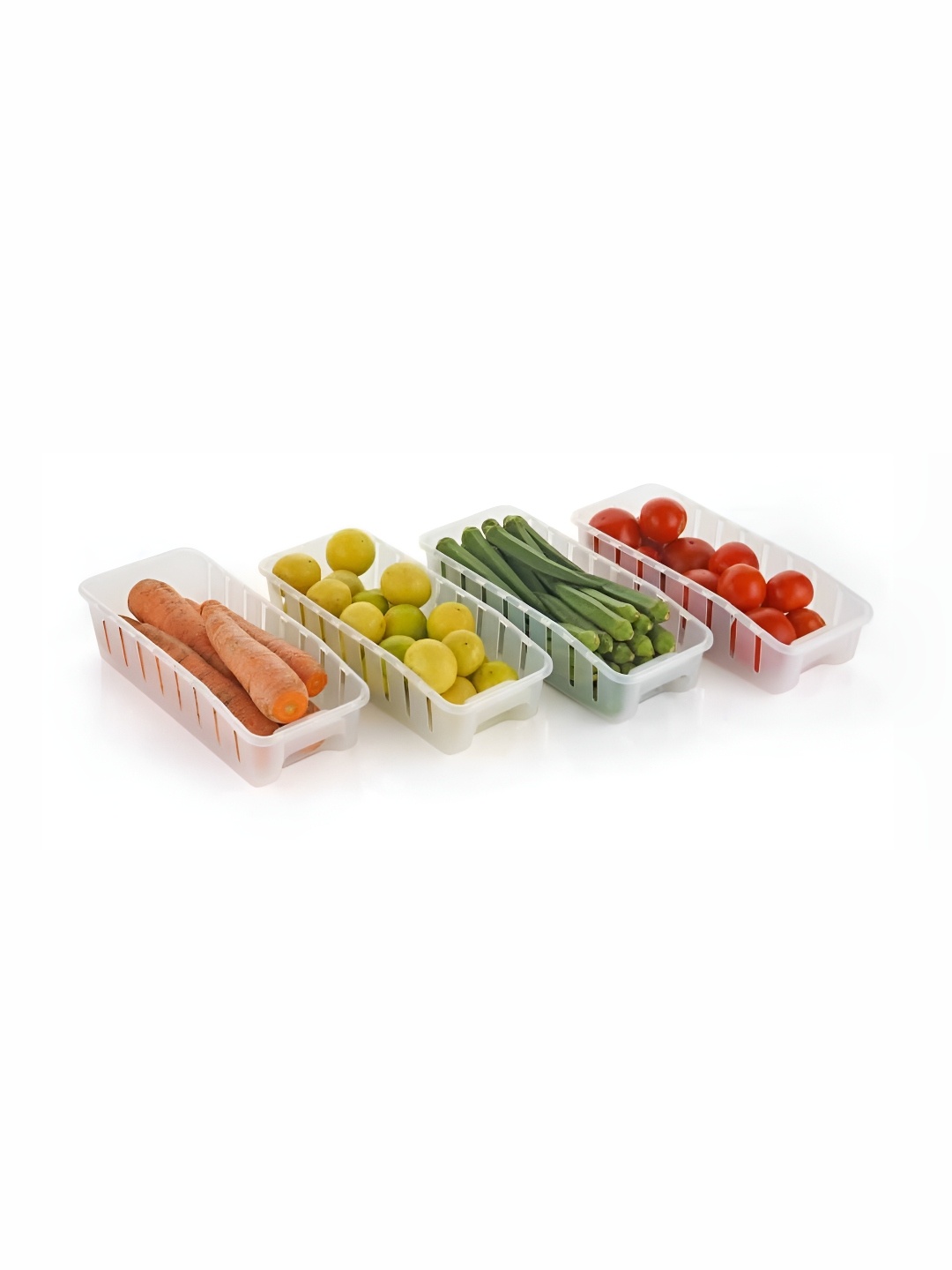 

HASHONE Transparent 4 Pieces Easy to Clean Fridge Containers 1.5 L Each