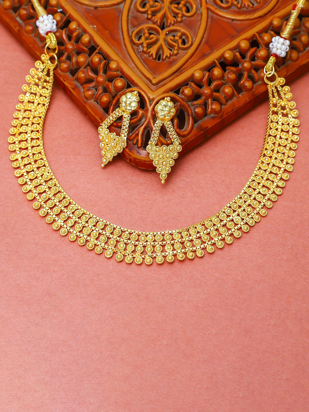 

Rangrozo Jewellery Gold Plated Jewellery Set