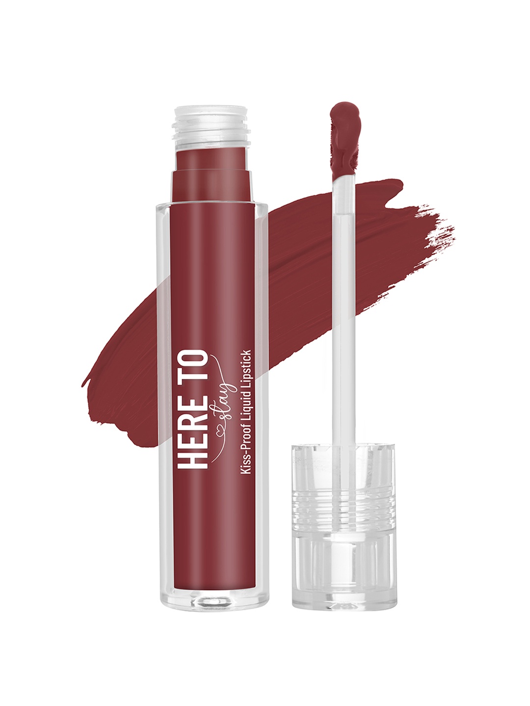 

SWISS BEAUTY Here To Stay Matte Liquid Lipstick 3ml - Touch of Brown 11, Maroon