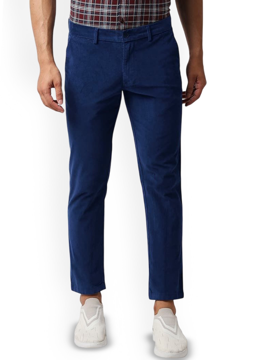 

Basics Men Comfort Corduroy Trousers, Blue