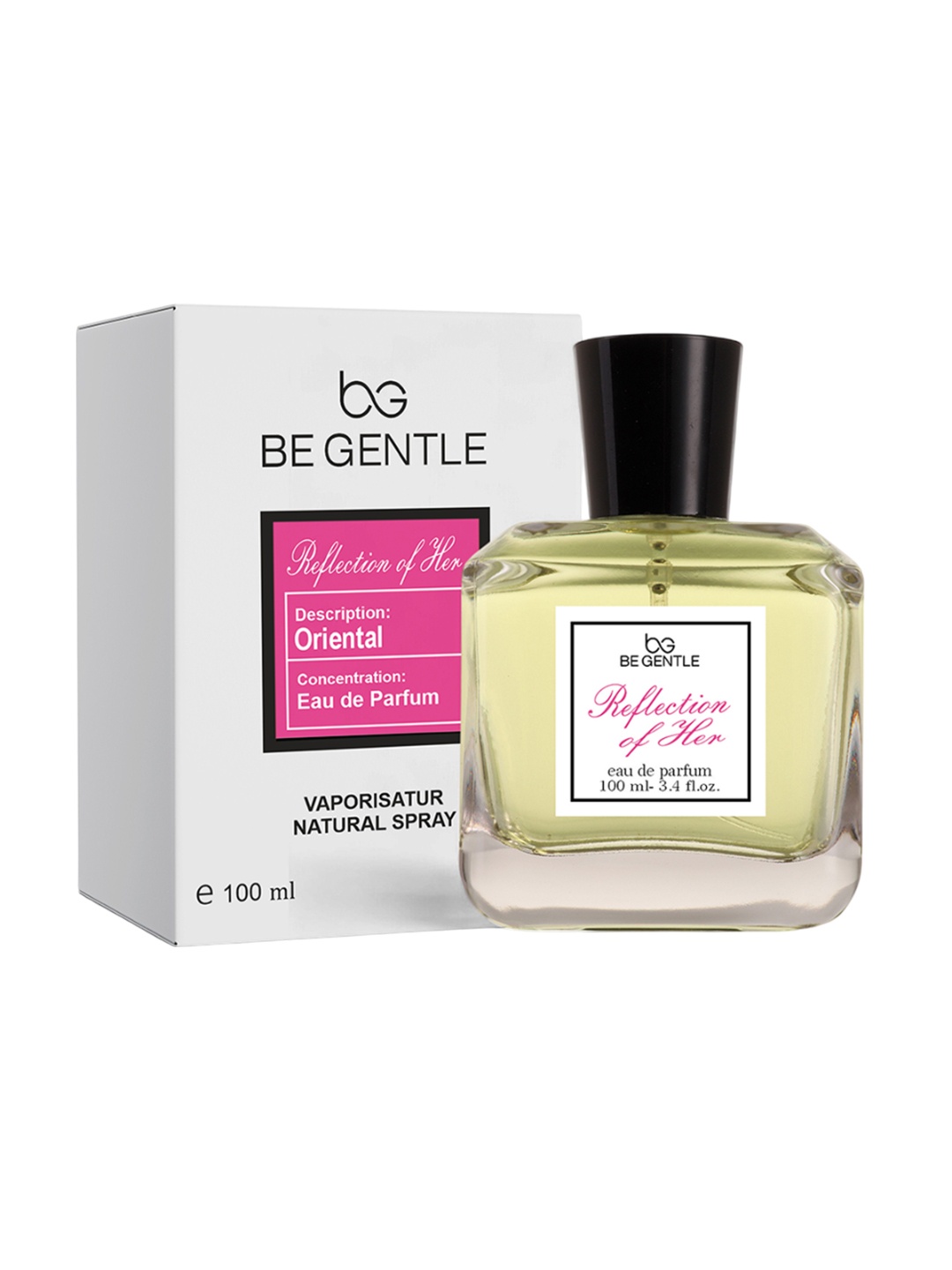 

BE GENTLE Reflection Of Her Long Lasting Eau De Parfum- 100 ml, Yellow