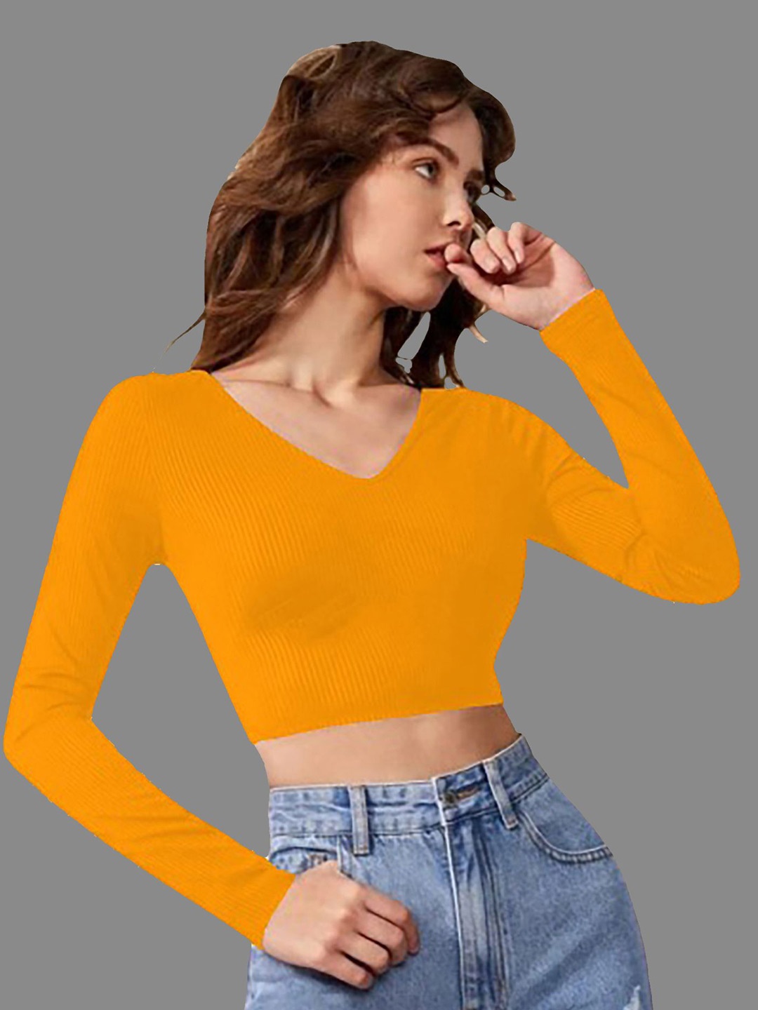 

Dream Beauty Fashion Crop Top, Yellow