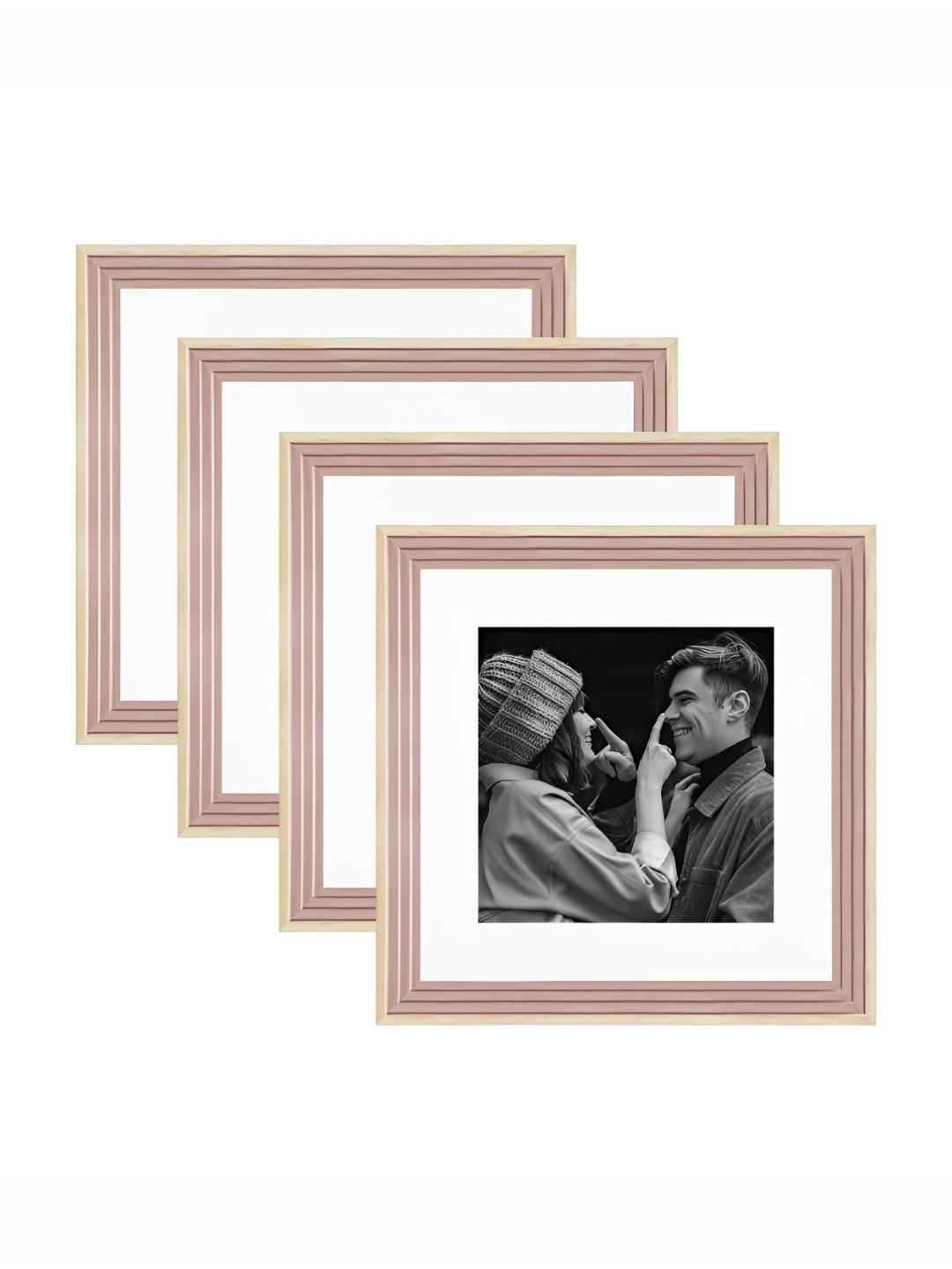 

Art Street Pink & White 2 to 4 Pieces Wood Wall Photo Frames