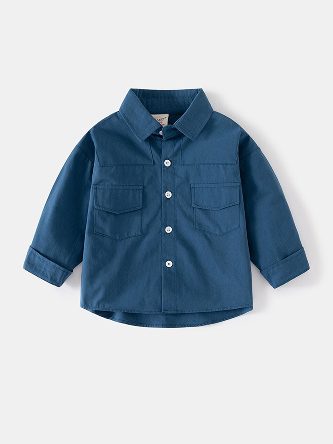 

LULU & SKY Boys Opaque Casual Shirt, Blue