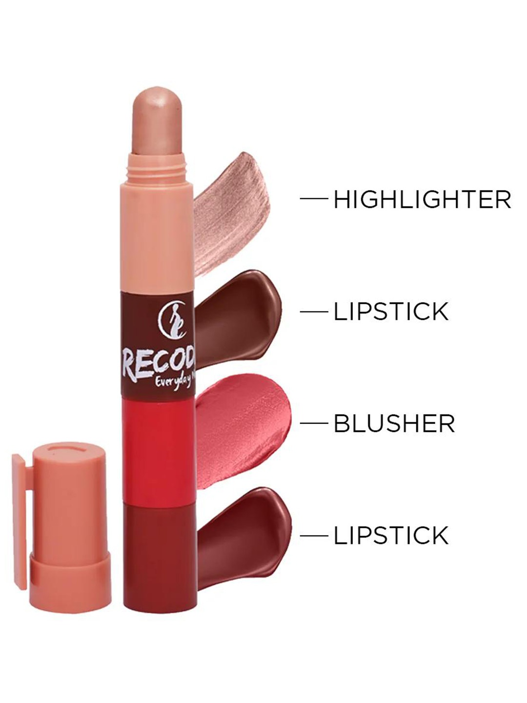 

Recode Get Ready With Me 4 In 1 Lightweight Long Lasting Everyday Makeup Stick - 6.4g, Nude