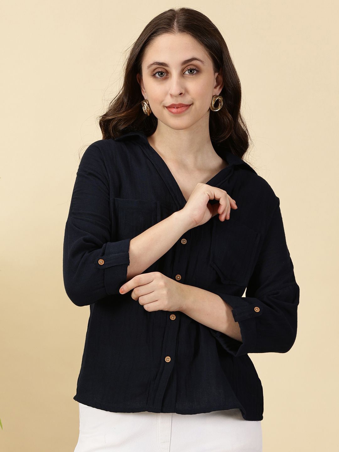 

Indyvarna Cotton Top, Blue