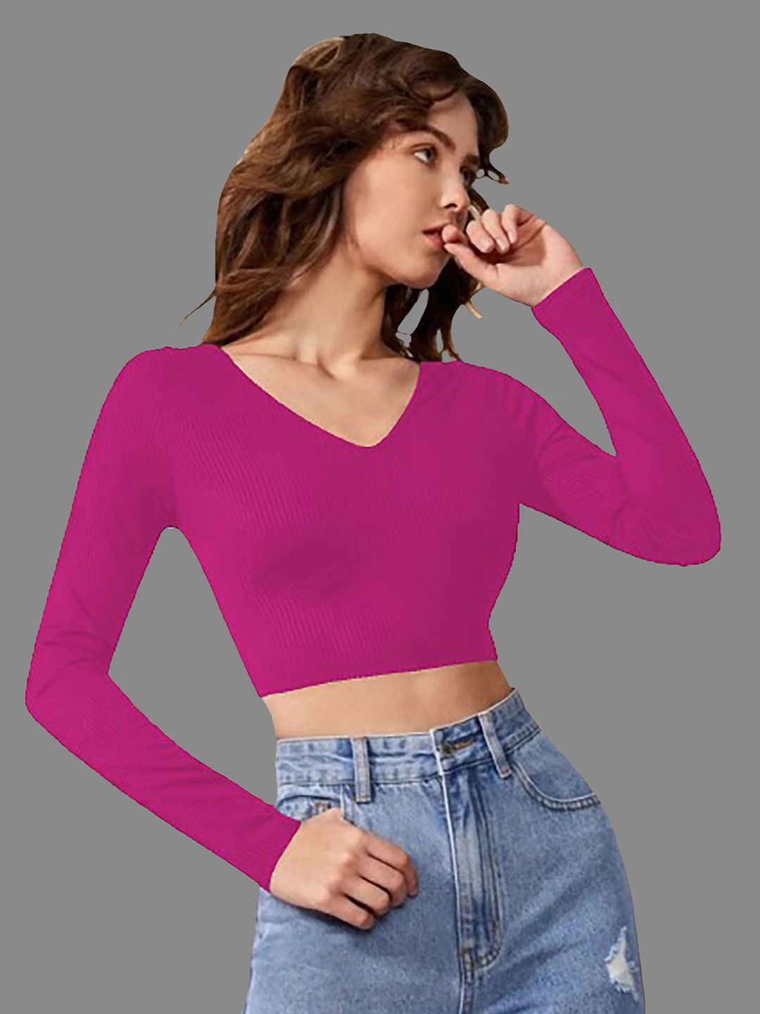 

Dream Beauty Fashion Crop Top, Pink