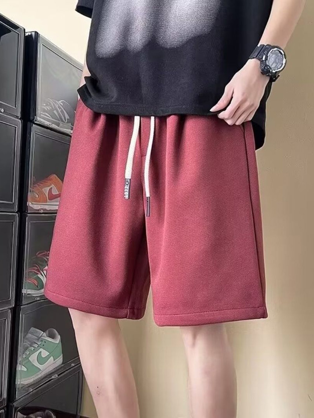 

StyleCast Men Shorts, Red