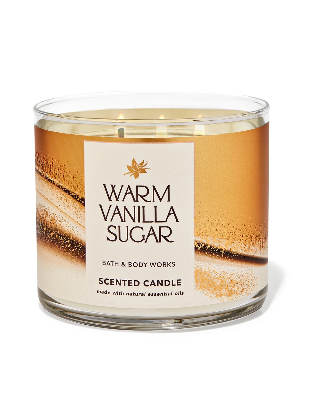 

Bath & Body Works Warm Vanilla Sugar 3-Wick Candle - 411 g, Brown